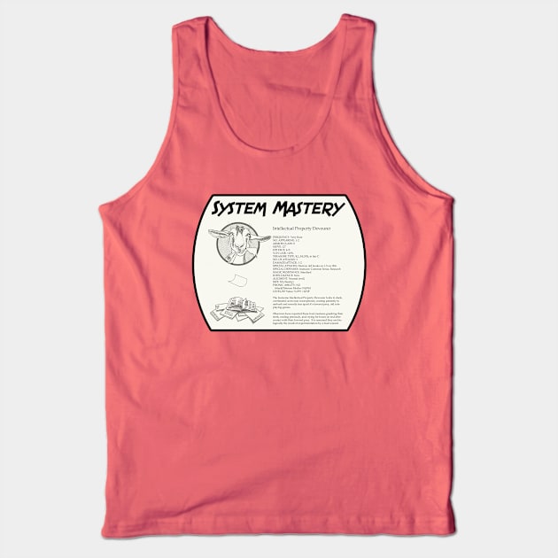 Intellectual Property Devourer Tank Top by SystemMastery